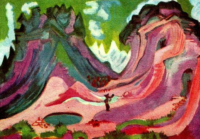 Ernst Ludwig Kirchner amselflue china oil painting image